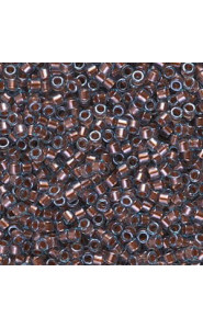 Miyuki delica Beads 11/0 - Copper pearl lined aqua DB-1706